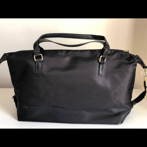 New Sears Nylon Black Tote Strap/Handbag - Picture 2 of 10